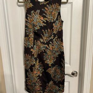 The Limited Floral Sleeveless Dress - Black and Multicolor size 6